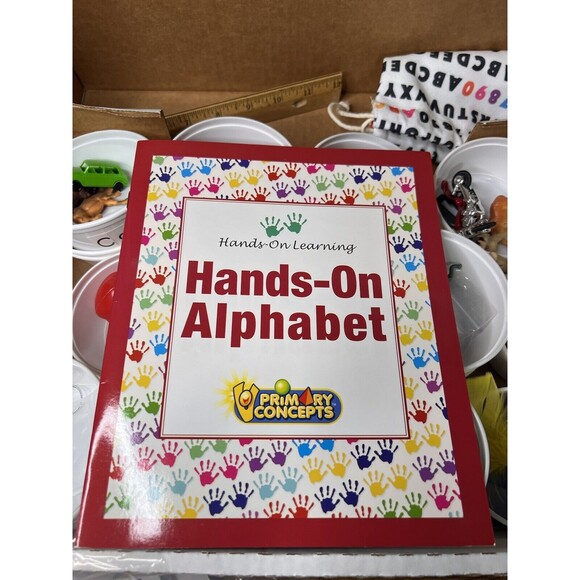 Primary Concepts Hands On Alphabet Set Lot Homeschooling Cards 78 Objects Box - Picture 2 of 12